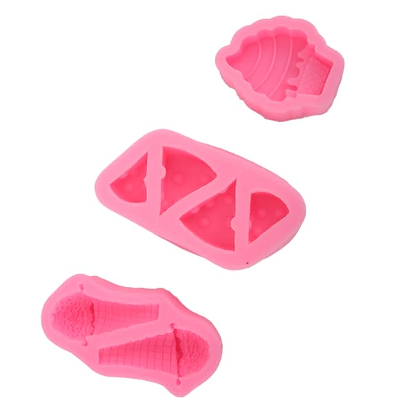 Is-silikonfondantformer Enkel demolding 3D-isform for bursdagsdekorasjon DIY kjøkkenbaking