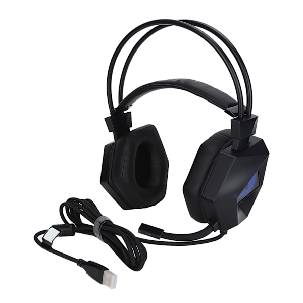 TAIDU THS300A4 -pelikuulokkeet 7.1 Surround Sound -äänellä, langalliset USB-liitännällä varustetut pelikuulokkeet melunvaimennusmikrofonilla