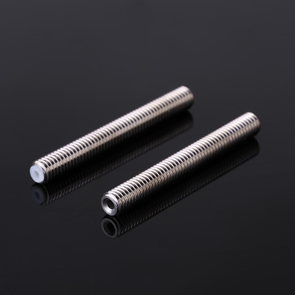 M6 Dyse Hals PTFE Rør Tilbehør til 3D Printer MK8 Ekstruder 1,75 mm (M6*50mm)