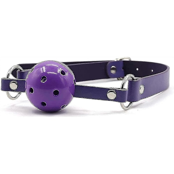 7 delar/set Läder Bondage Kit Vuxenlek Hndcffs/whps/boll Gg/rep/halsband Bdm