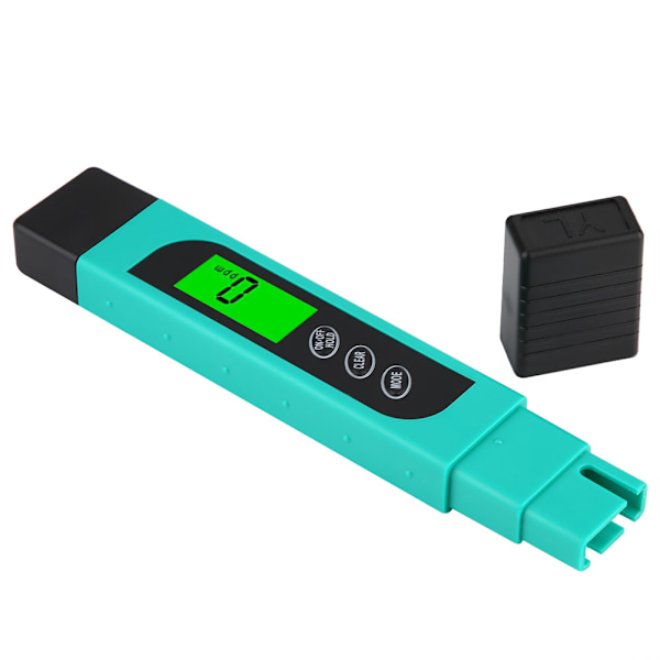 Digitalt vandtester 3-i-1 TDS temperatur EC-måler til drikkevand (batteri inkluderet)