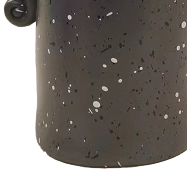 Kaffebehållare söt matförvaring skrivbordsdekoration burk med lufttät lock för kök grå S