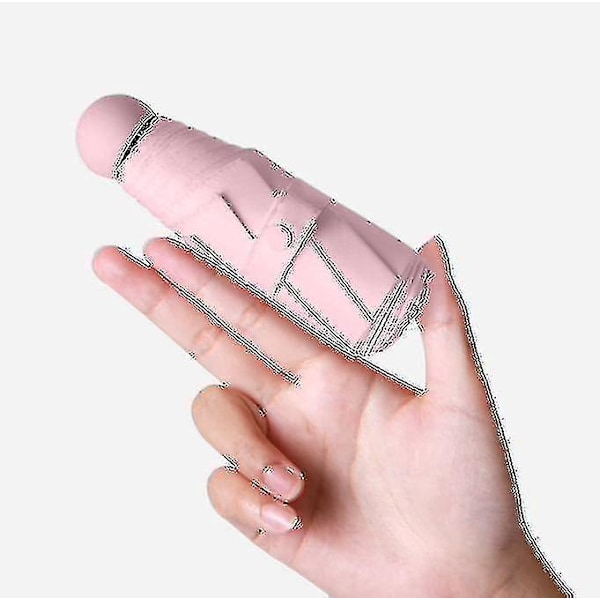Pink UV-beskyttende Ultralet Foldbar Solparaply