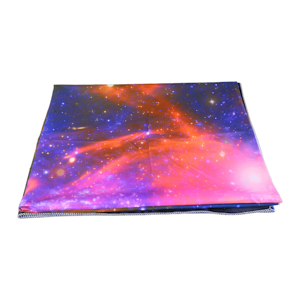 Blacklight Tapestry Star Sky Nebula Style Blød hudvenlig Glødende i mørkt UV-reaktivt Tapestry til Soveværelsesfest GTXK (155) 230x180cm/90.6x70.9in