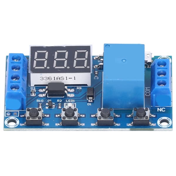 Relämodul DC 6‑30V Programmerbar Fördröjning Av Cykeltimer Koppla Från Trigger Opto Isolator Switch Reläkort