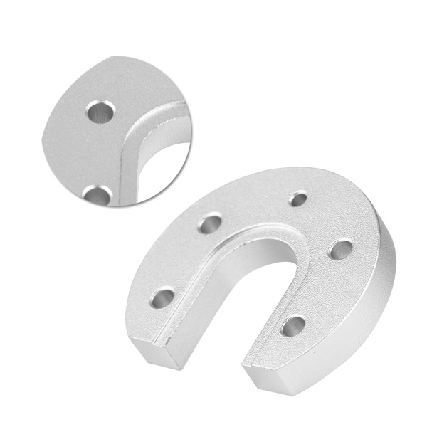 3D-printertilbehør V5 Hot End U-formet monteringsplade i aluminiumslegering til Reprap Kossel E3D