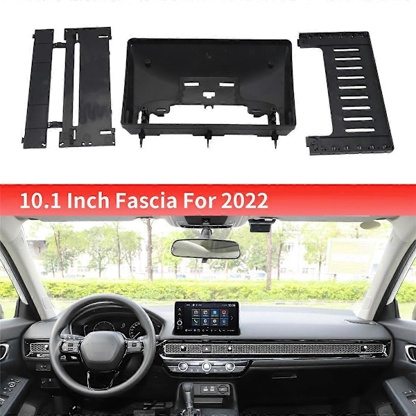 Bil Stereo Radio Fascia Panel Trim 10.1 Tum Ram Passar för