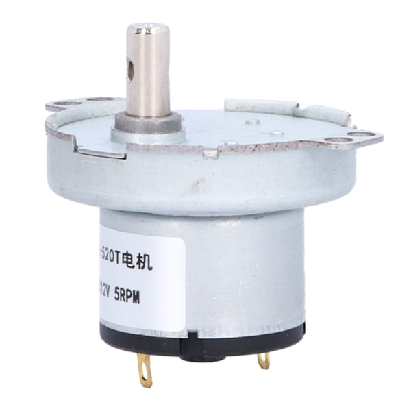 JS-520T synkronmotor Slitesterk DC 12V 5RPM girmotor for elektroniske produkter