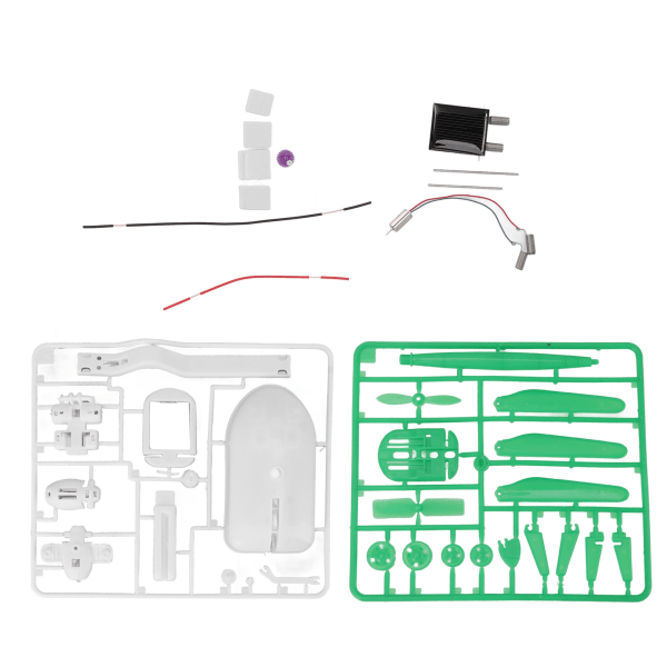 Aurinkovoimalla toimivat robottilelut 6 in 1 Koulutuksellinen kokoonpano Mini-tuuletinautolelu kokeiluun