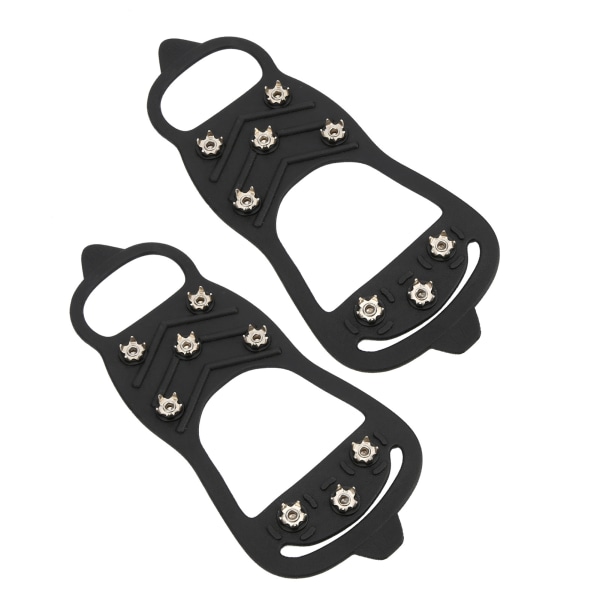 1 par 8-tands utomhus snö promenader spik stegjärn Antihalk isskor Spikes skydd(M)