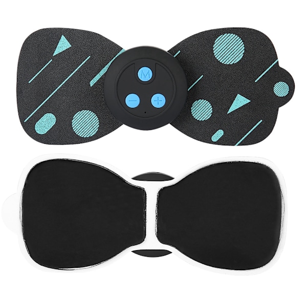 Mini Cervical Massager Multi-funktionel Genopladelig Puls Skulder Nakke Ryg Massager Sort