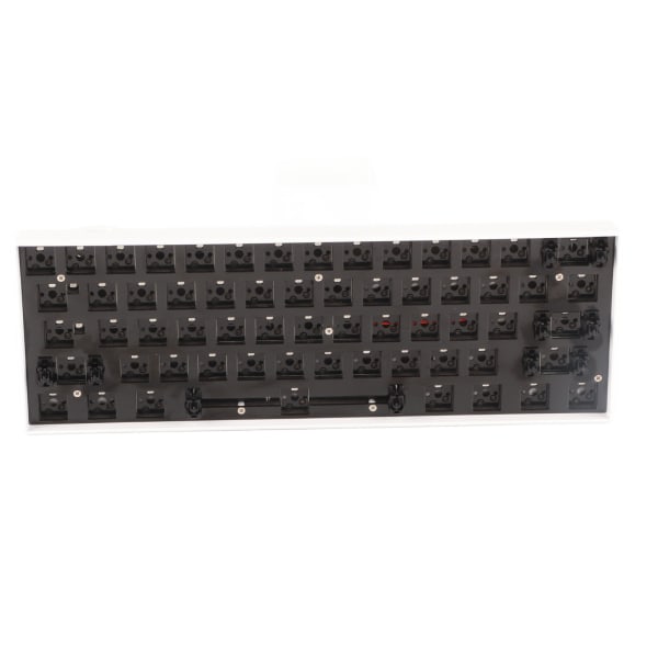 61 taster Mekanisk tastatur DIY Kit Støtte Trådløst 2.4G BT 3.0 5.0 Type C Kablet modulært mekanisk spilltastatur med RGB White