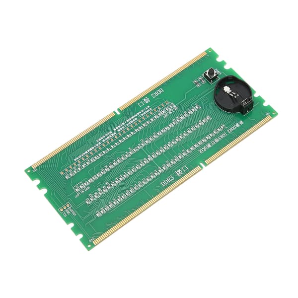 Computerhukommelsestester DDR2 DDR3 2 i 1 PCB-materiale Lysdioder Desktop Bundkorttester med LED
