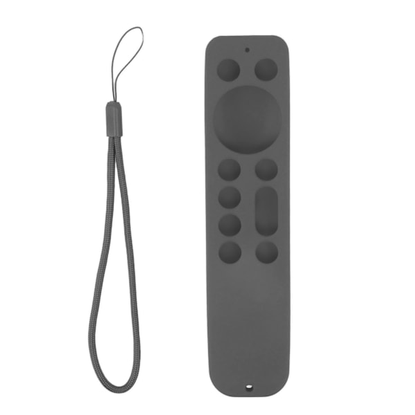 Silikonfodral för OnePlus TV Y1S Edge fjärrkontroll, mjukt, halkfritt, skyddande, mörkgrått