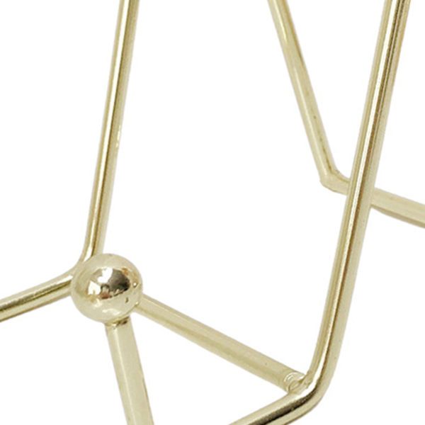 Nail Golden Shelf Base Snygg metall Fashionabel Nail Display Board Base för manikyr Nail Gold Shelf Base