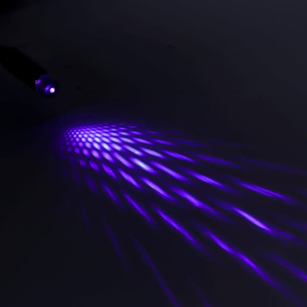 USB Bil Tak Stjernehimmel Lys Romantisk Universal Ambient Projektor Dekorativ Lampe Blå Lilla