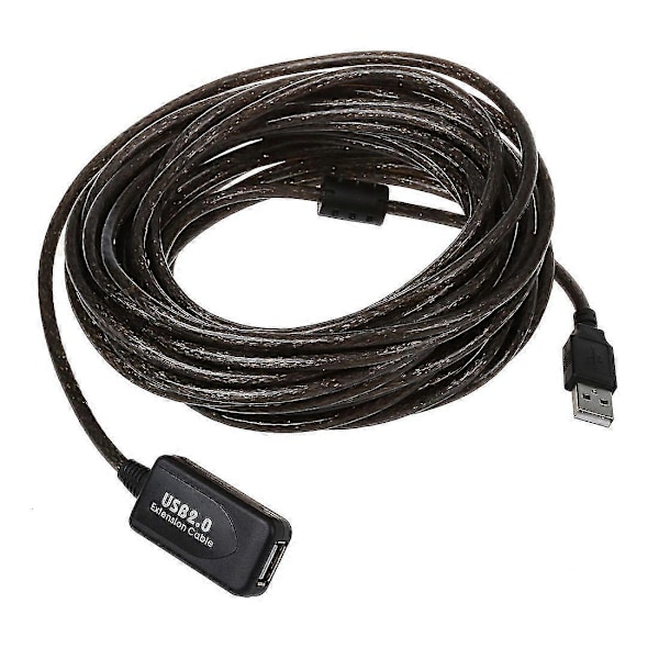 10m USB 2.0 Förlängningskabel Aktiv/Repeater - 480 Mbps Dataöverföringshastighet
