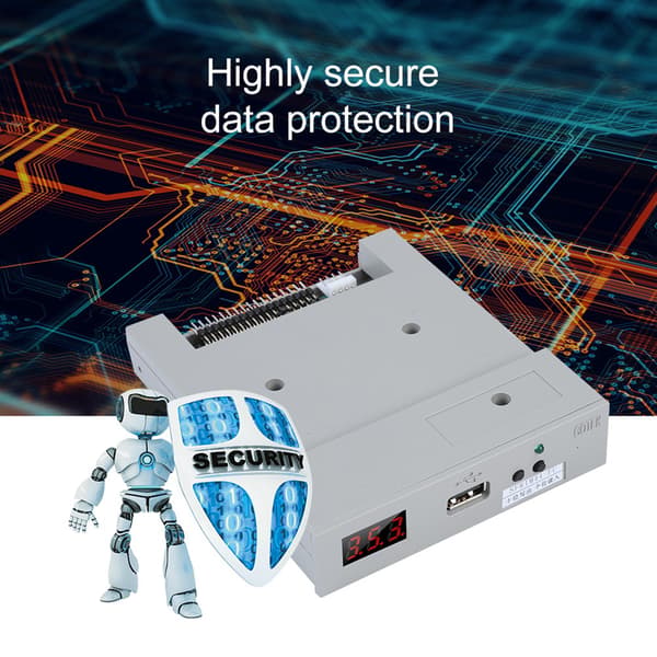 SFR1M44-FU 3.5in 1.44MB USB Floppy Drive Emulator for Broderimaskin Plug and Play