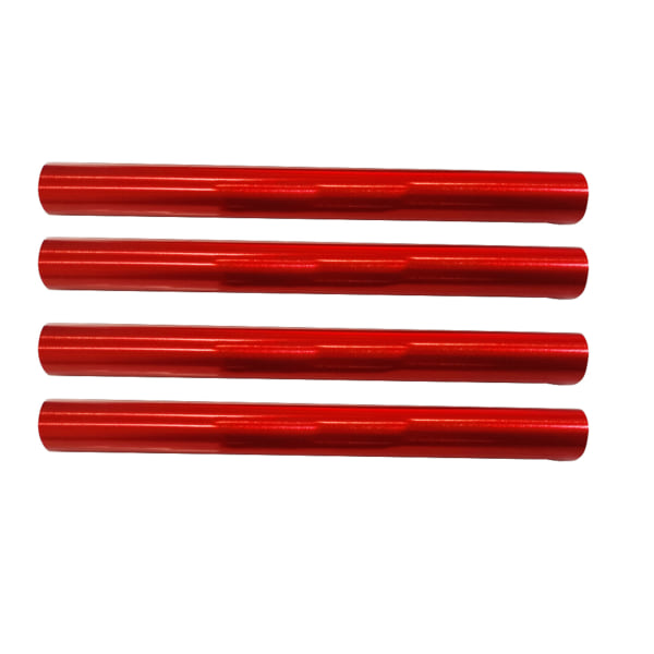 4 stk aluminiumslegering teltstang reparasjonsrørverktøy Campingtilbehør for diameter 7,9-8,5 mm