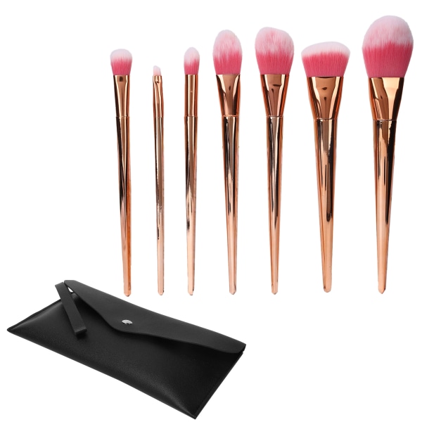 Ammattimainen kosmeettinen set Soft Hair Blusher Loose Powder Brush Meikkityökalu pussilla