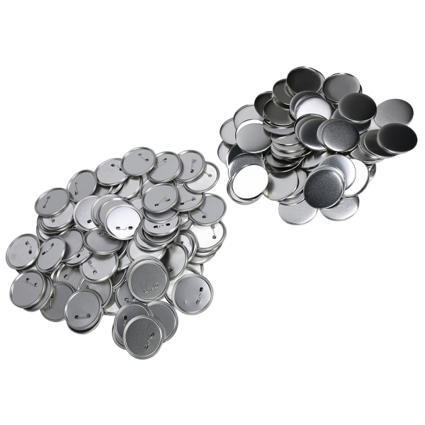 100 sarjaa tyhjän napin rintamerkkien set itse napintekokoneelle ruosteenestopainikkeen valmistustarvikkeet askarteluun 58 mm/2,3 tuumaa