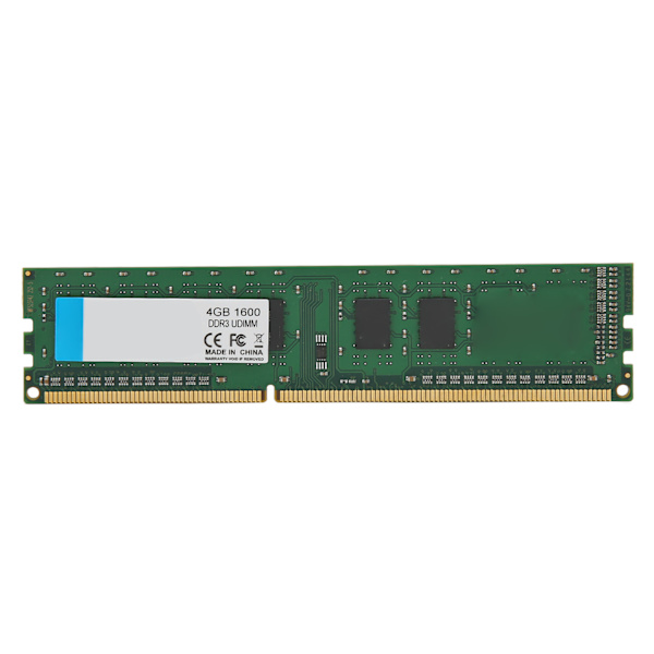 DDR3 UDIMM 1600Mhz RAM 64bit Bredde 40Pin Data Interface Plug and Play Professionel bærbar RAM til PC 4GB