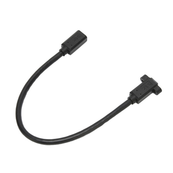 Mini DP til Mini DP-adapter Lille bærbar 8K Mini DP til Mini DP-testforlængerkabel til computer med fastgørelsesskruehuller