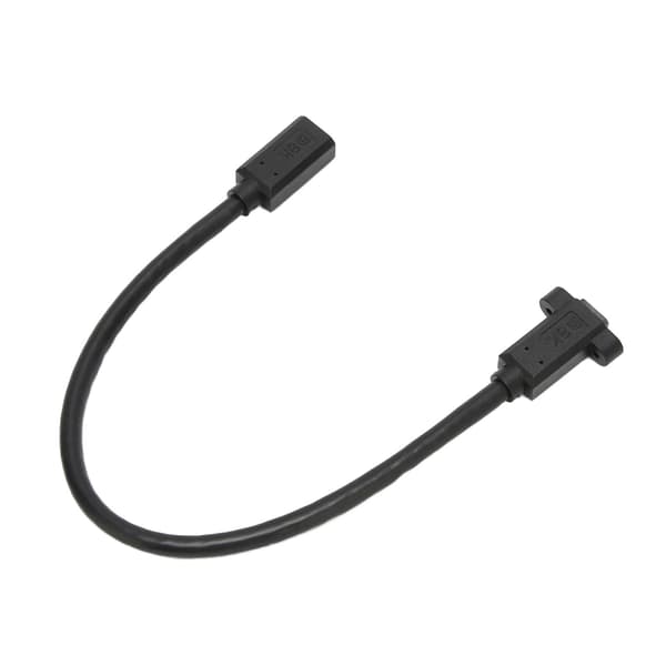 Mini DP til Mini DP-adapter Liten bærbar 8K Mini DP til Mini DP testforlengelseskabel for datamaskin med festeskruhull