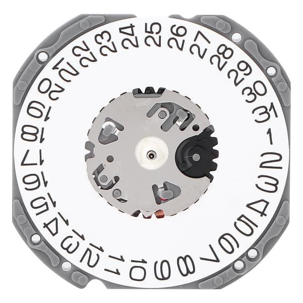 Kellon koneisto VJ42 Professional Quartz -kellon varaosa tarvikkeineen ja tangolla