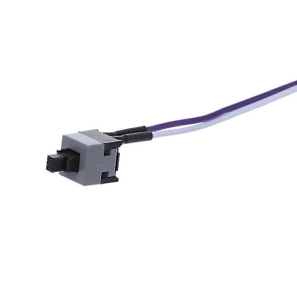 Computer Host Switch Line Reset Kabel Tænd/Sluk Trykknap 2 Pin Med 1 Pakke