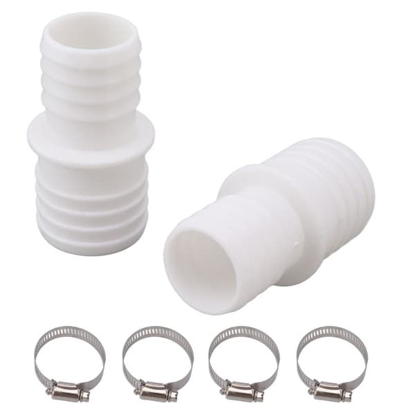 32mm Slangkoppling Poolslangadapter med Slangklämma Slangadapter Ersättning för Pangea Tech