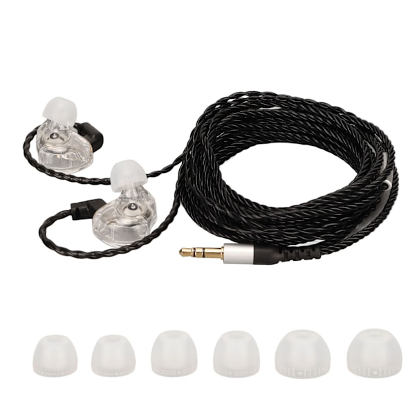 HiFi kablede ørepropper Profesjonell stereo tung bass kablet monitorhodetelefon for musiker sanger DJ