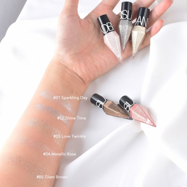 Glitter Flydende Eyeliner Makeup Eyeliner Stick Vandtæt Langtidsholdbar Skinnende Eyeliner