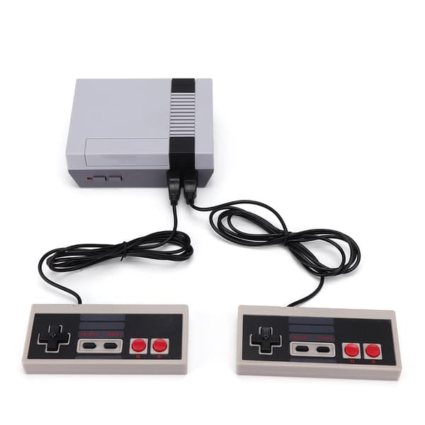 Minispelkonsol Gamepad Dubbelkontroll med inbyggda 620 spel (100V-220V) Storbritannien