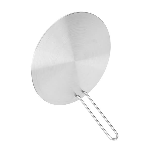 Varme diffuserplate i rustfritt stål Induksjonsplateadapteromformer Gass elektrisk komfyrplate 24 cm
