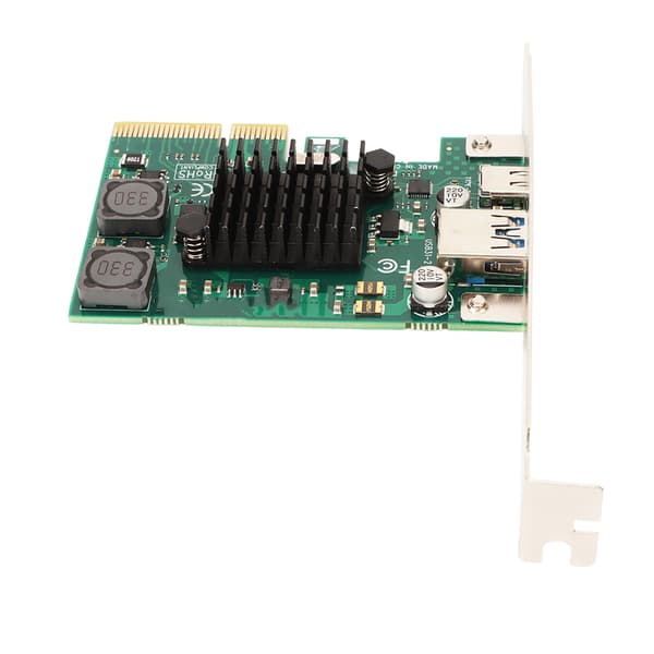 PCIE til USB 3.1 udvidelseskort selvforsynende 2 porte 1xUSB C 1xUSB A 10Gbps USB 3.1 Gen 2 PCIE adapterkort