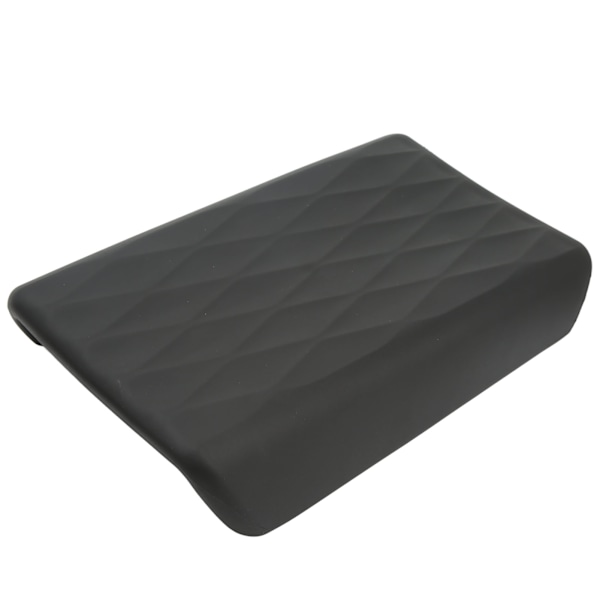Center Armrest Box Lid Cover TPE Svart Armrest Case Protector Mjuk Ersättning för Tesla Model 3 2017‑2022