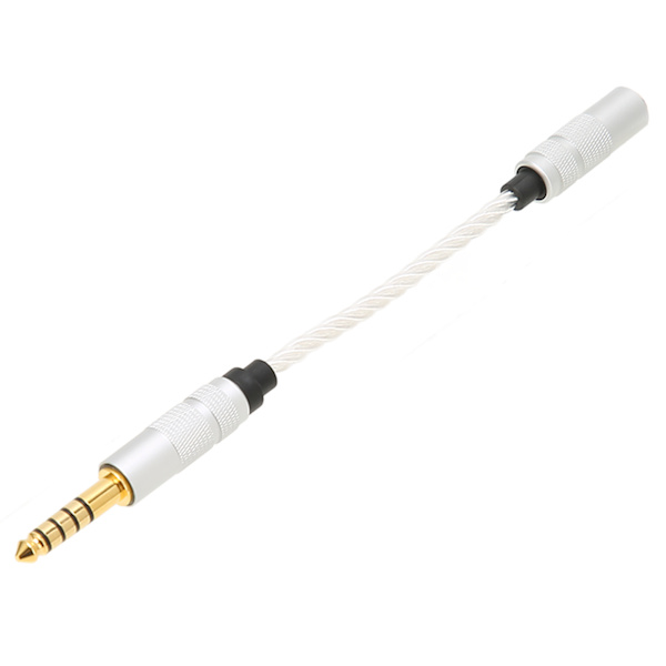 4,4 mm balanceret til 3,5 mm stereokabel han-til-hun hovedtelefonadapterledning til NW-ZX300A NW-WM1A NW-WM1Z PHA-2A-afspiller
