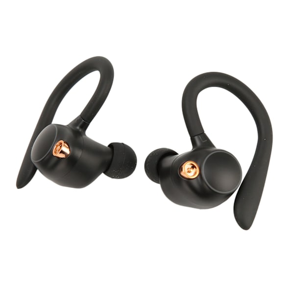 Bluetooth 5.3 hörsnäckor Stereo IPX7 Vattentät brusreducering Låg latens HD Öronkrok HiFi trådlös hörsnäcka för sportarbete