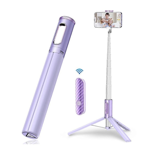 Selfiepinne för mobiltelefon med Bluetooth-fjärrkontroll för 4-7 tums smartphone, A