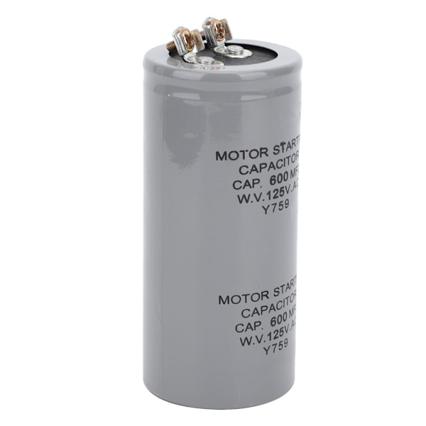 CD60 600MFD 125VAC Motorstartkondensator 43x102mm