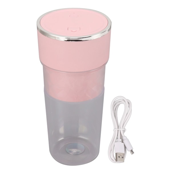 300 ml Mini Juicer Cup Bärbar Blender Juicer USB Power Blender Cup för Hushållsskola Camping