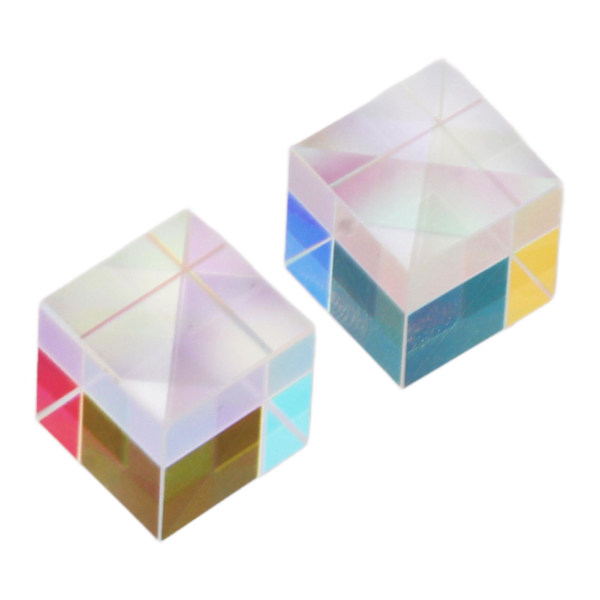 2 kpl Optinen lasiprisma Mini Fantastic Refraction Smoothing Educational RGB Dispersio Prisma Valokuvauksen opetukseen