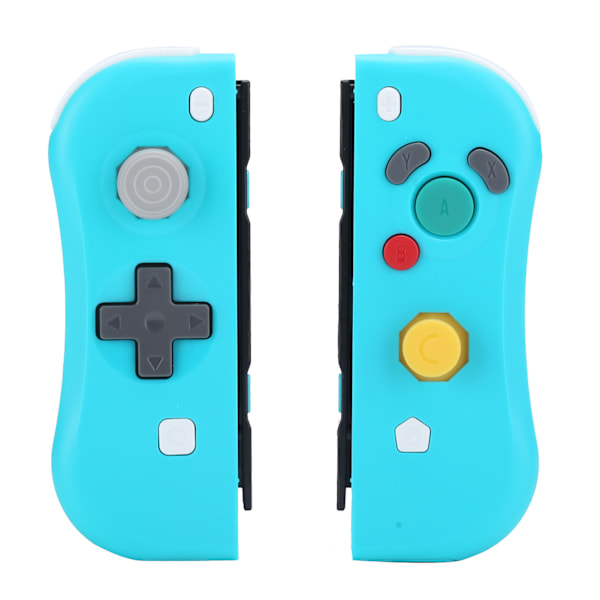 Trådløs Gamepad Venstre Høyre Bluetooth Spillgrep Håndtak med NFC Awake for NS SwitchTurquoise