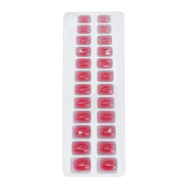 Bärbara falska naglar i gelélim, full wraps, säkra konstgjorda naglar med nagelverktygssats för kvinnor och flickor B01