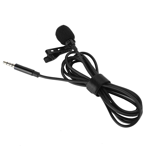 Matkapuhelin SLR-kamera Lavalier Clipon -mikrofonin Vlog Live Broadcast MIC 3,5 mm:n pistoke (Sopii (3,5 mm:n kuulokeliitäntään))