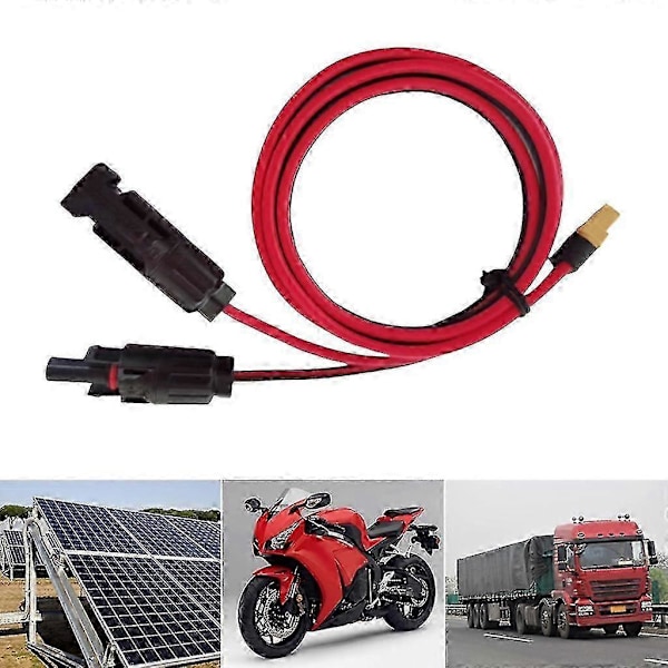 Aurinkopaneeli XT60-adapterikaapeli liittimellä Lipo-akulle ja aurinkogeneraattorille