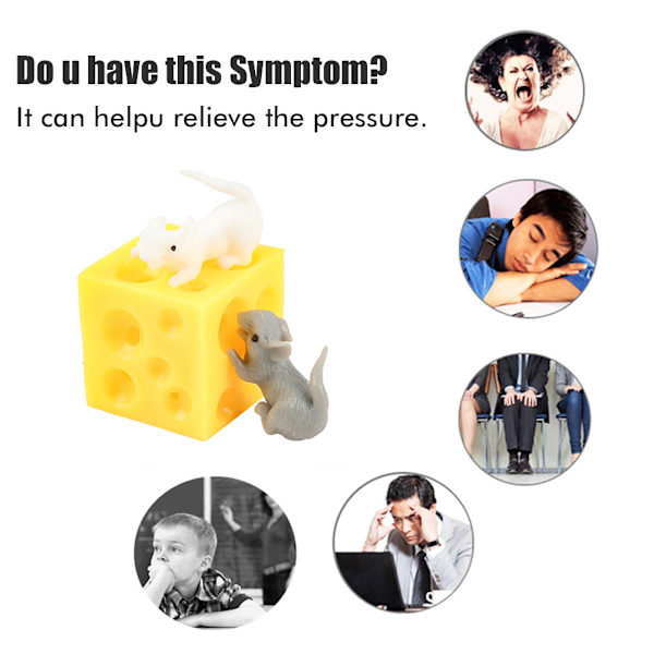Stress relief hiiri ja juustolelu