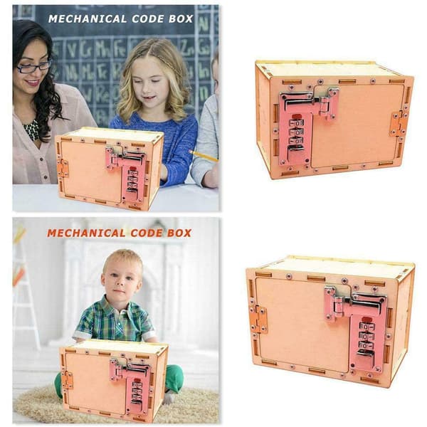 DIY Mekanisk Passordboks Materialsett Vitenskapelig Eksperiment Oppfinnelsesutstyr