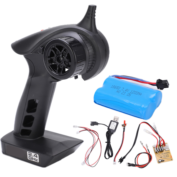2.4G RC-bilsats för fjärrkontroll, RC-radiosystem, sändare och mottagare för MN MN86